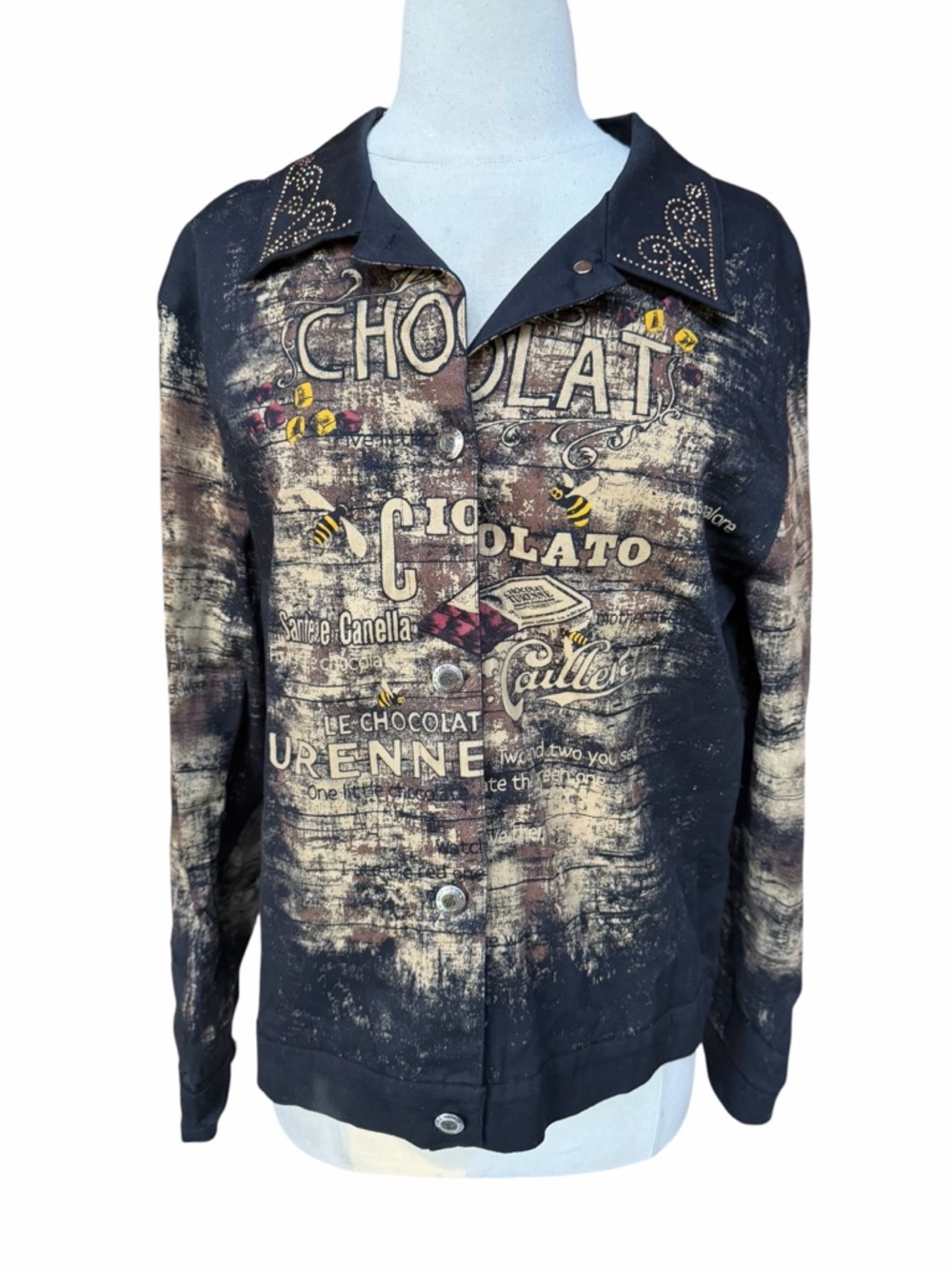 Y2K Cactus 96% Cotton 4% Spandex “Sweet Chocolat” Lightweight Shacket